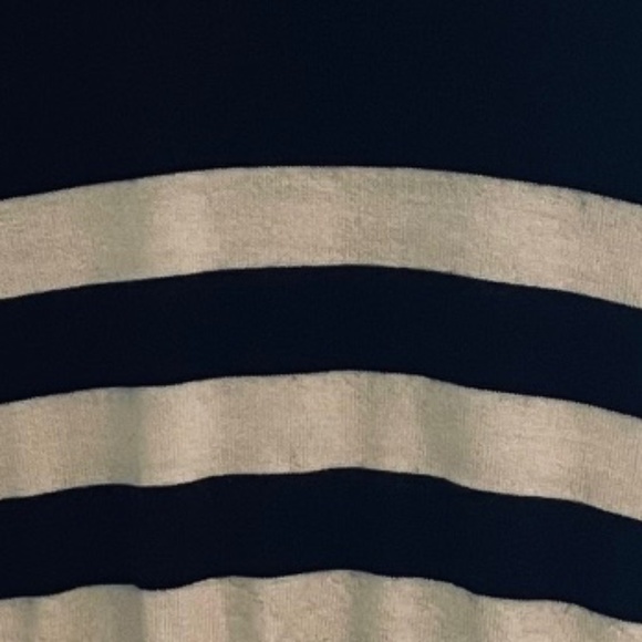 Rare MOLLY GODDARD Lightweight Black and Ivory Striped Cropped Sweater - Picture 8 of 8